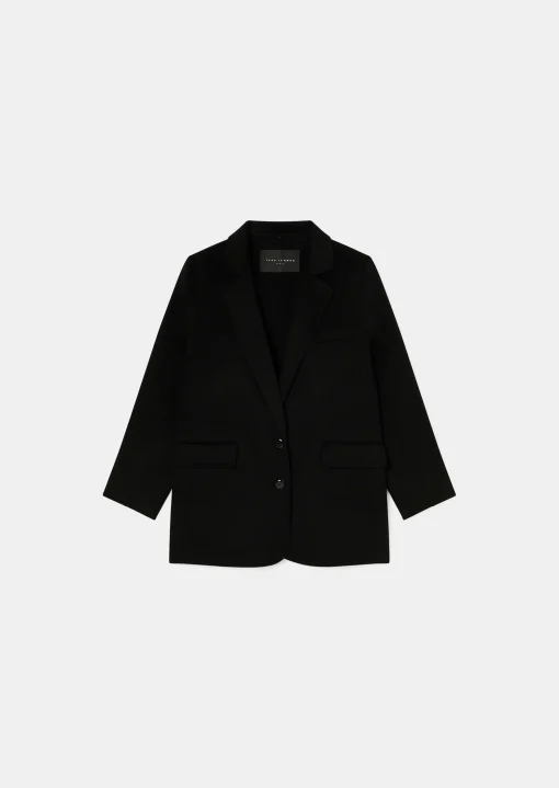 Veste Virgo noir en double face